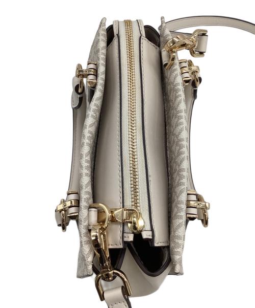 MICHAEL KORS（マイケル・コース）MICHAEL KORS (マイケル・コース) MARILYN（マリリン）スモールロゴ 2WAYバッグ アイボリーの古着・服飾アイテム