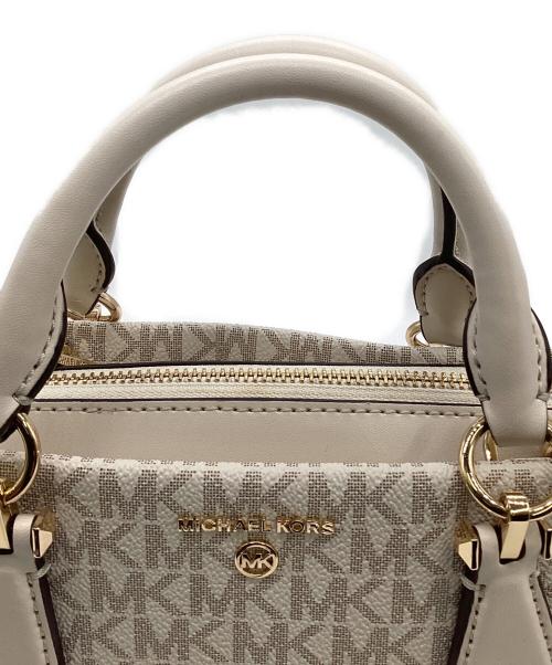 MICHAEL KORS（マイケル・コース）MICHAEL KORS (マイケル・コース) MARILYN（マリリン）スモールロゴ 2WAYバッグ アイボリーの古着・服飾アイテム