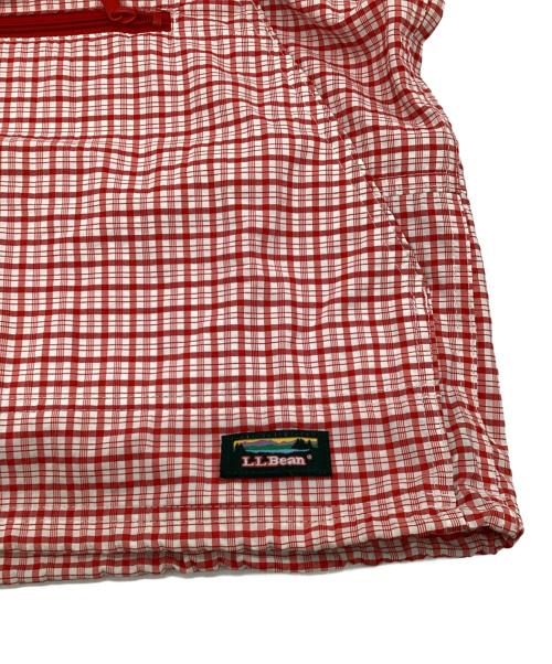 L.L.Bean（エルエルビーン）L.L.Bean (エルエルビーン) アノラックパーカー ホワイト×レッド サイズ:S REGの古着・服飾アイテム
