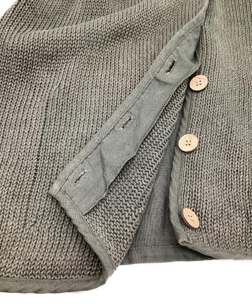 Eddie Bauer（エディーバウアー）Eddie Bauer (エディーバウアー) リネンベスト グリーン サイズ:S（実寸値用確認）の古着・服飾アイテム