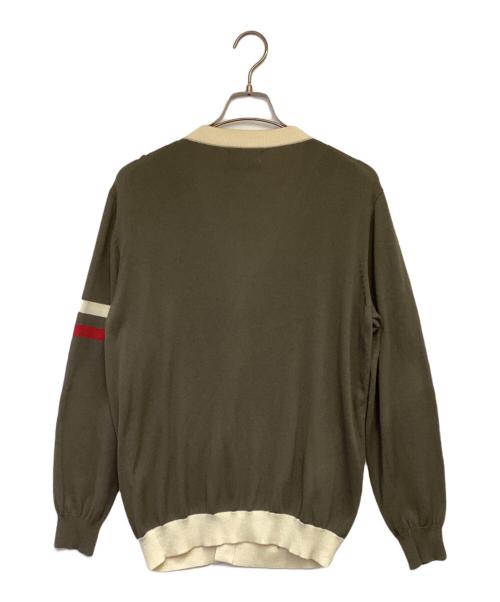 FRED PERRY（フレッドペリー）FRED PERRY (フレッドペリー) カーディガン カーキ サイズ:Lの古着・服飾アイテム
