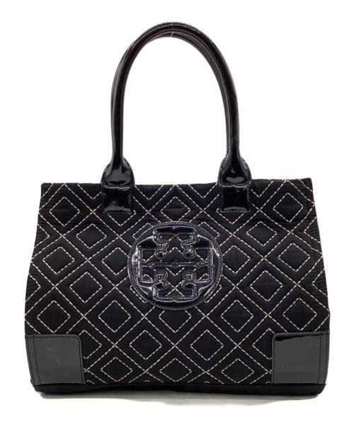 TORY BURCH（トリーバーチ）TORY BURCH (トリーバーチ) キルティングトートバッグ ブラックの古着・服飾アイテム