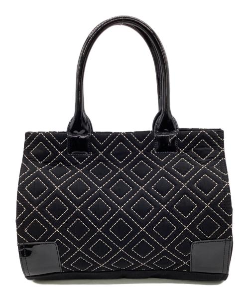 TORY BURCH（トリーバーチ）TORY BURCH (トリーバーチ) キルティングトートバッグ ブラックの古着・服飾アイテム