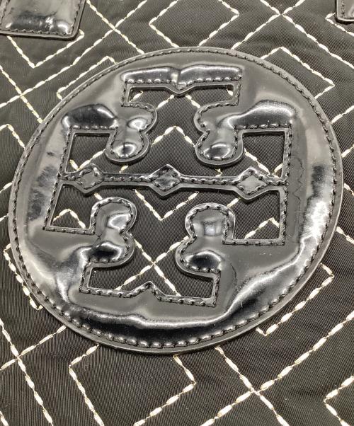 TORY BURCH（トリーバーチ）TORY BURCH (トリーバーチ) キルティングトートバッグ ブラックの古着・服飾アイテム