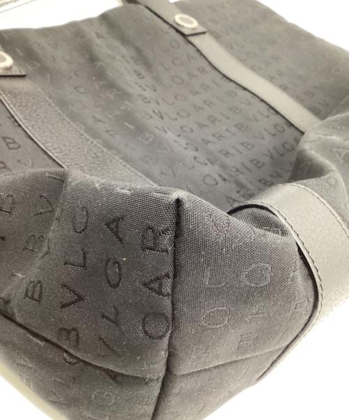 BVLGARI（ブルガリ）BVLGARI (ブルガリ) ロゴマニア トートバッグ ブラックの古着・服飾アイテム