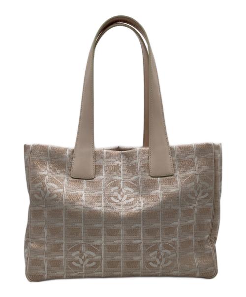 CHANEL（シャネル）CHANEL (シャネル) ニュートラベルライントートPM ピンクの古着・服飾アイテム