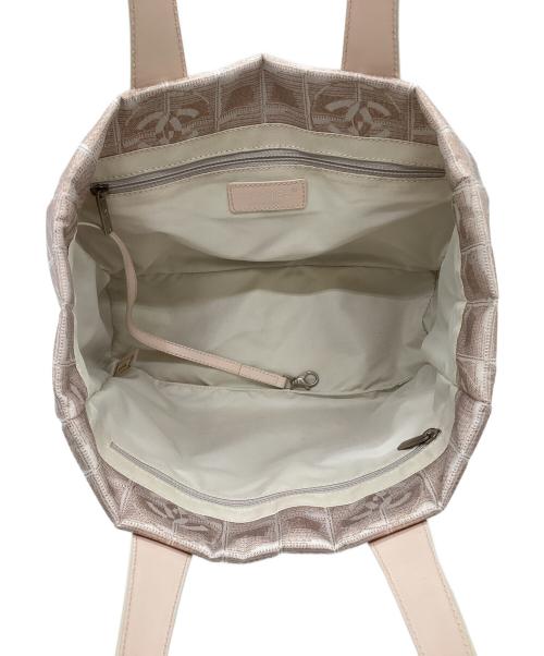 CHANEL（シャネル）CHANEL (シャネル) ニュートラベルライントートPM ピンクの古着・服飾アイテム