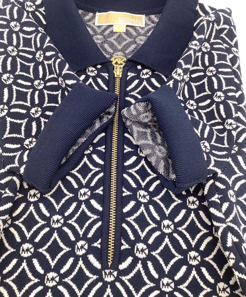 MICHAEL KORS（マイケル・コース）MICHAEL KORS (マイケル・コース) ニットワンピース ネイビー サイズ:Sの古着・服飾アイテム