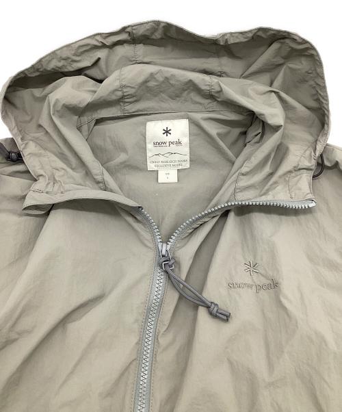 Snow peak（スノーピーク）Snow peak (スノーピーク) URBAN RESEARCH DOORS (アーバンリサーチドアーズ) Nylon Tussah Jacket（ナイロン タッサー ジャケット） グレー サイズ:1の古着・服飾アイテム