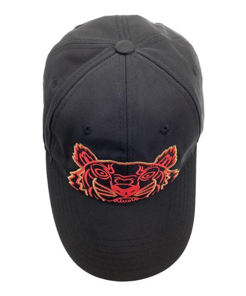 KENZO（ケンゾー）KENZO (ケンゾー) TIGER CAP（タイガー キャップ） ブラック×レッド サイズ:Uの古着・服飾アイテム