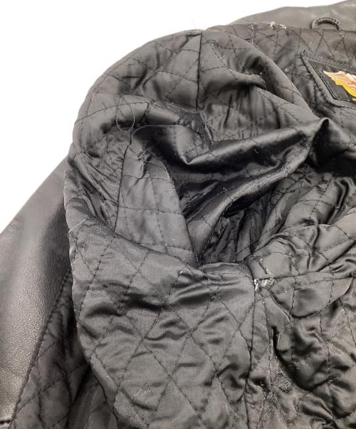 HARLEY-DAVIDSON（ハーレーダビッドソン）HARLEY-DAVIDSON (ハーレーダビッドソン) ダブル ライダース ジャケット ブラック サイズ:XLの古着・服飾アイテム
