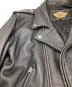中古・古着 HARLEY-DAVIDSON (ハーレーダビッドソン) ダブル ライダース ジャケット ブラック サイズ:XL：19000円
