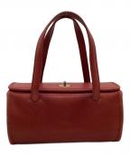 COACHコーチ）の古着「ハンドバッグ」｜レッド