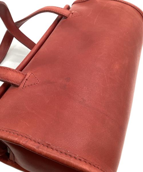 COACH（コーチ）COACH (コーチ) ハンドバッグ レッドの古着・服飾アイテム