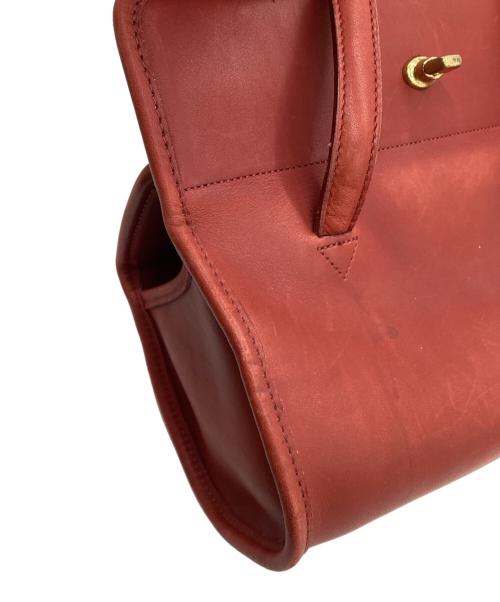 COACH（コーチ）COACH (コーチ) ハンドバッグ レッドの古着・服飾アイテム