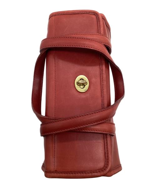 COACH（コーチ）COACH (コーチ) ハンドバッグ レッドの古着・服飾アイテム