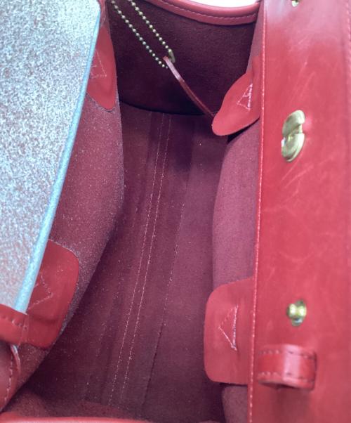 COACH（コーチ）COACH (コーチ) ハンドバッグ レッドの古着・服飾アイテム