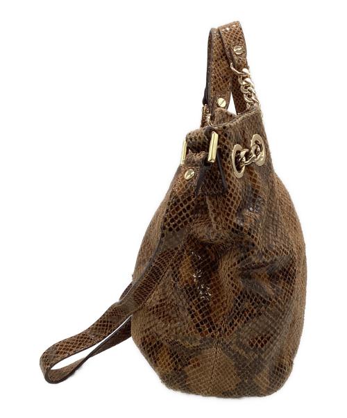 MICHAEL KORS（マイケル・コース）MICHAEL KORS (マイケル・コース) 2WAYバッグ ブラウンの古着・服飾アイテム