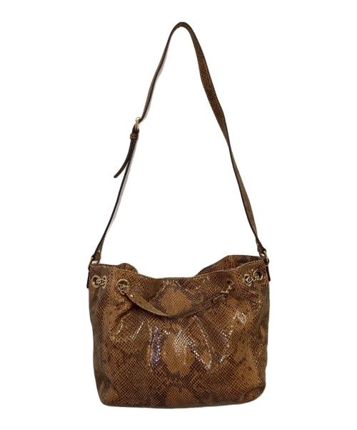 MICHAEL KORS（マイケル・コース）MICHAEL KORS (マイケル・コース) 2WAYバッグ ブラウンの古着・服飾アイテム