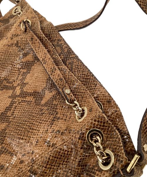 MICHAEL KORS（マイケル・コース）MICHAEL KORS (マイケル・コース) 2WAYバッグ ブラウンの古着・服飾アイテム