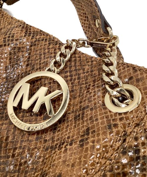 MICHAEL KORS（マイケル・コース）MICHAEL KORS (マイケル・コース) 2WAYバッグ ブラウンの古着・服飾アイテム