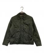 Barbourバブアー）の古着「NEWMARKET SPORT（ニューマーケットスポーツ）キルティングジャケット」｜グリーン
