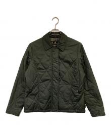 Barbour（バブアー）の古着「NEWMARKET SPORT（ニューマーケットスポーツ）キルティングジャケット」｜グリーン