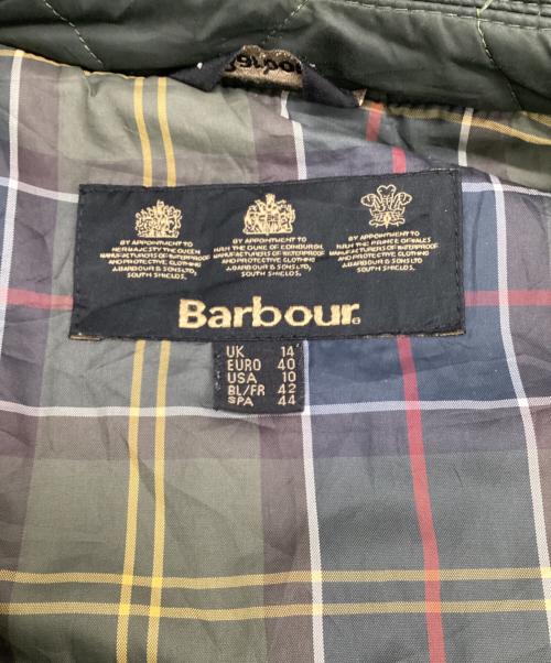 Barbour（バブアー）Barbour (バブアー) NEWMARKET SPORT（ニューマーケットスポーツ）キルティングジャケット グリーン サイズ:UK14の古着・服飾アイテム