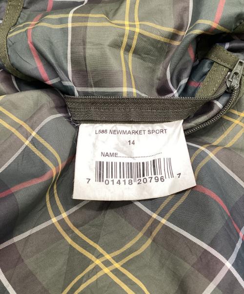 Barbour（バブアー）Barbour (バブアー) NEWMARKET SPORT（ニューマーケットスポーツ）キルティングジャケット グリーン サイズ:UK14の古着・服飾アイテム