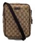 GUCCI（グッチ）の古着「GGキャンバス ショルダーバッグ」｜ベージュ×ブラック