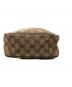 中古・古着 GUCCI (グッチ) GGキャンバス ショルダーバッグ ベージュ×ブラック：20000円
