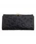 ANNA SUI (アナスイ) 長財布 ブラック：7000円