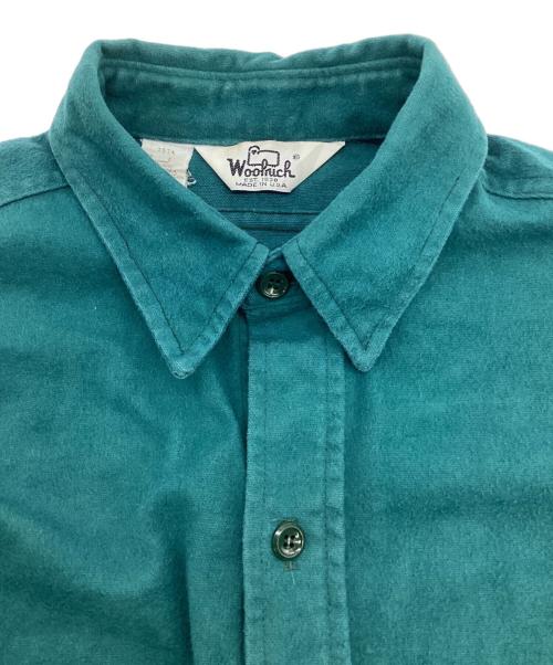 WOOLRICH（ウールリッチ）WOOLRICH (ウールリッチ) シャモアクロスシャツ グリーン サイズ:Lの古着・服飾アイテム
