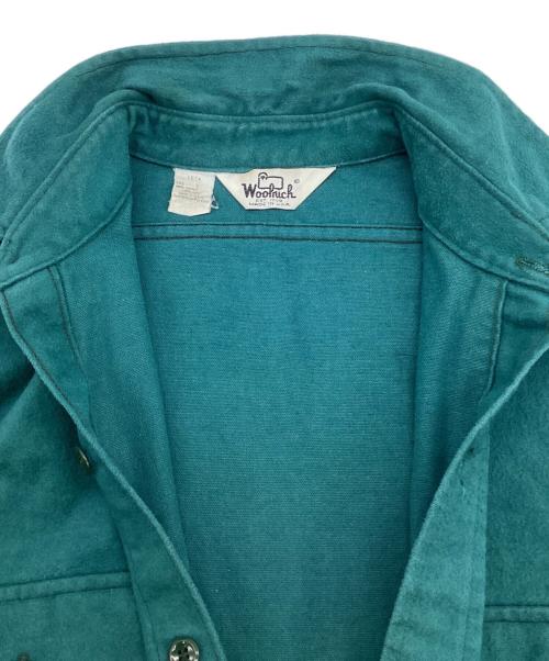WOOLRICH（ウールリッチ）WOOLRICH (ウールリッチ) シャモアクロスシャツ グリーン サイズ:Lの古着・服飾アイテム