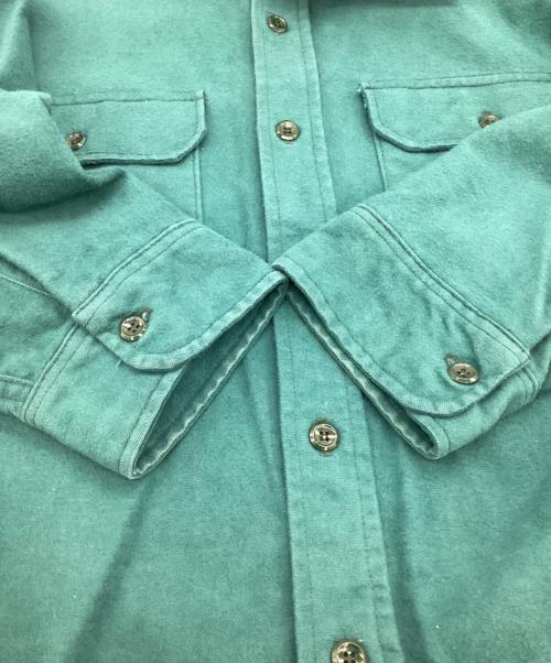 WOOLRICH（ウールリッチ）WOOLRICH (ウールリッチ) シャモアクロスシャツ グリーン サイズ:Lの古着・服飾アイテム