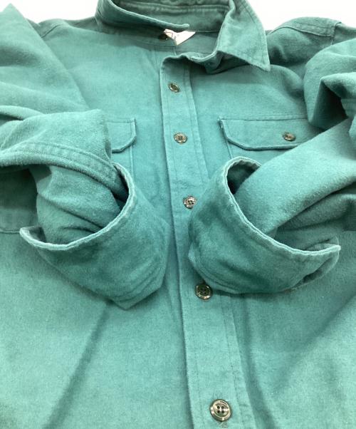 WOOLRICH（ウールリッチ）WOOLRICH (ウールリッチ) シャモアクロスシャツ グリーン サイズ:Lの古着・服飾アイテム