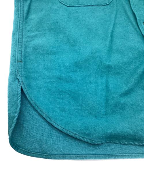 WOOLRICH（ウールリッチ）WOOLRICH (ウールリッチ) シャモアクロスシャツ グリーン サイズ:Lの古着・服飾アイテム
