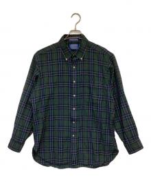PENDLETON（ペンドルトン）の古着「長袖 BDシャツ」｜ネイビー×グリーン