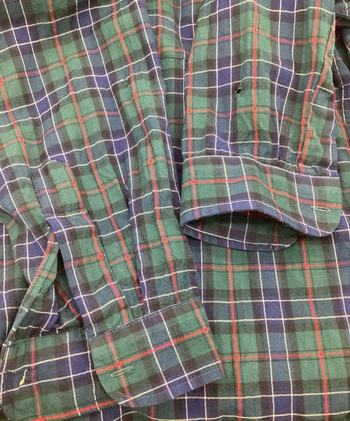 PENDLETON（ペンドルトン）PENDLETON (ペンドルトン) 長袖 BDシャツ ネイビー×グリーン サイズ:Lの古着・服飾アイテム