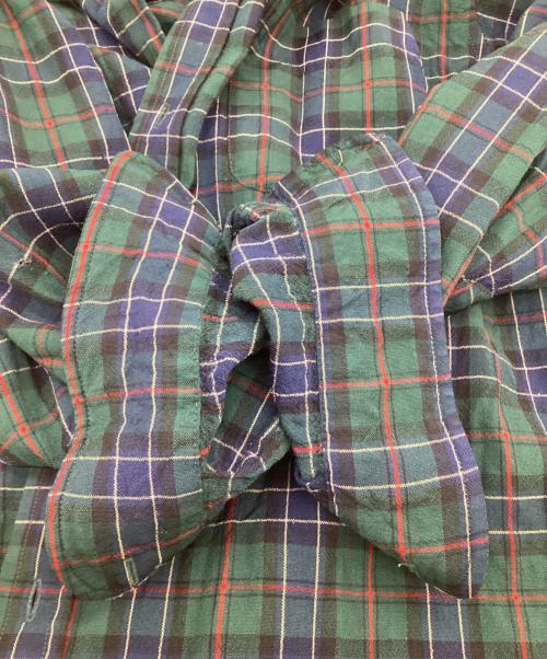 PENDLETON（ペンドルトン）PENDLETON (ペンドルトン) 長袖 BDシャツ ネイビー×グリーン サイズ:Lの古着・服飾アイテム