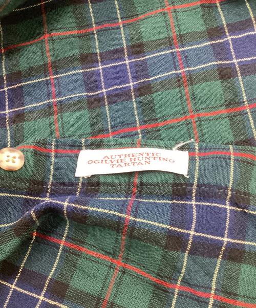 PENDLETON（ペンドルトン）PENDLETON (ペンドルトン) 長袖 BDシャツ ネイビー×グリーン サイズ:Lの古着・服飾アイテム