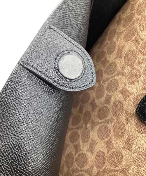 COACH（コーチ）COACH (コーチ) ウィロウ トート カラーブロック ウィズ シグネチャー キャンバス インテリア ブラウンの古着・服飾アイテム