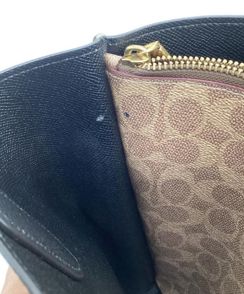COACH（コーチ）COACH (コーチ) ウィロウ トート カラーブロック ウィズ シグネチャー キャンバス インテリア ブラウンの古着・服飾アイテム