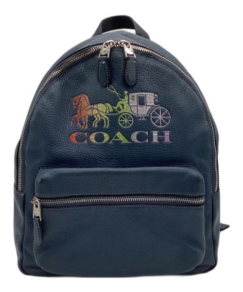 COACH（コーチ）COACH (コーチ) リュック ネイビーの古着・服飾アイテム