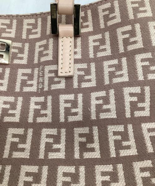 FENDI（フェンディ）FENDI (フェンディ) ズッキーノ トートバッグ ピンクベージュの古着・服飾アイテム