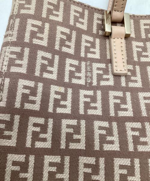 FENDI（フェンディ）FENDI (フェンディ) ズッキーノ トートバッグ ピンクベージュの古着・服飾アイテム
