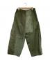 Rebuild by Needles (リビルドバイニードルス) 再構築ヒザデルパンツ グリーン サイズ:1：20000円