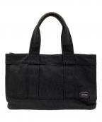 PORTERポーター）の古着「SMOKY TOTE BAG(S)（スモーキー トートバッグ S)」｜グレー