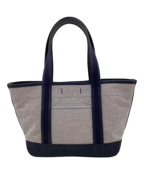 PORTER GIRL（ポーターガール）PORTER GIRL (ポーターガール) BOYFRIEND TOTE CHAMBRAY（ボーイフレンド トート シャンブレー） ネイビー×グレーの古着・服飾アイテム