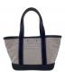 PORTER GIRL (ポーターガール) BOYFRIEND TOTE CHAMBRAY（ボーイフレンド トート シャンブレー） ネイビー×グレー：6000円